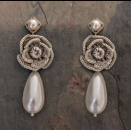 Rose Drop Earring