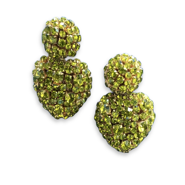 Lucy Heart Shaped Statement Earrings