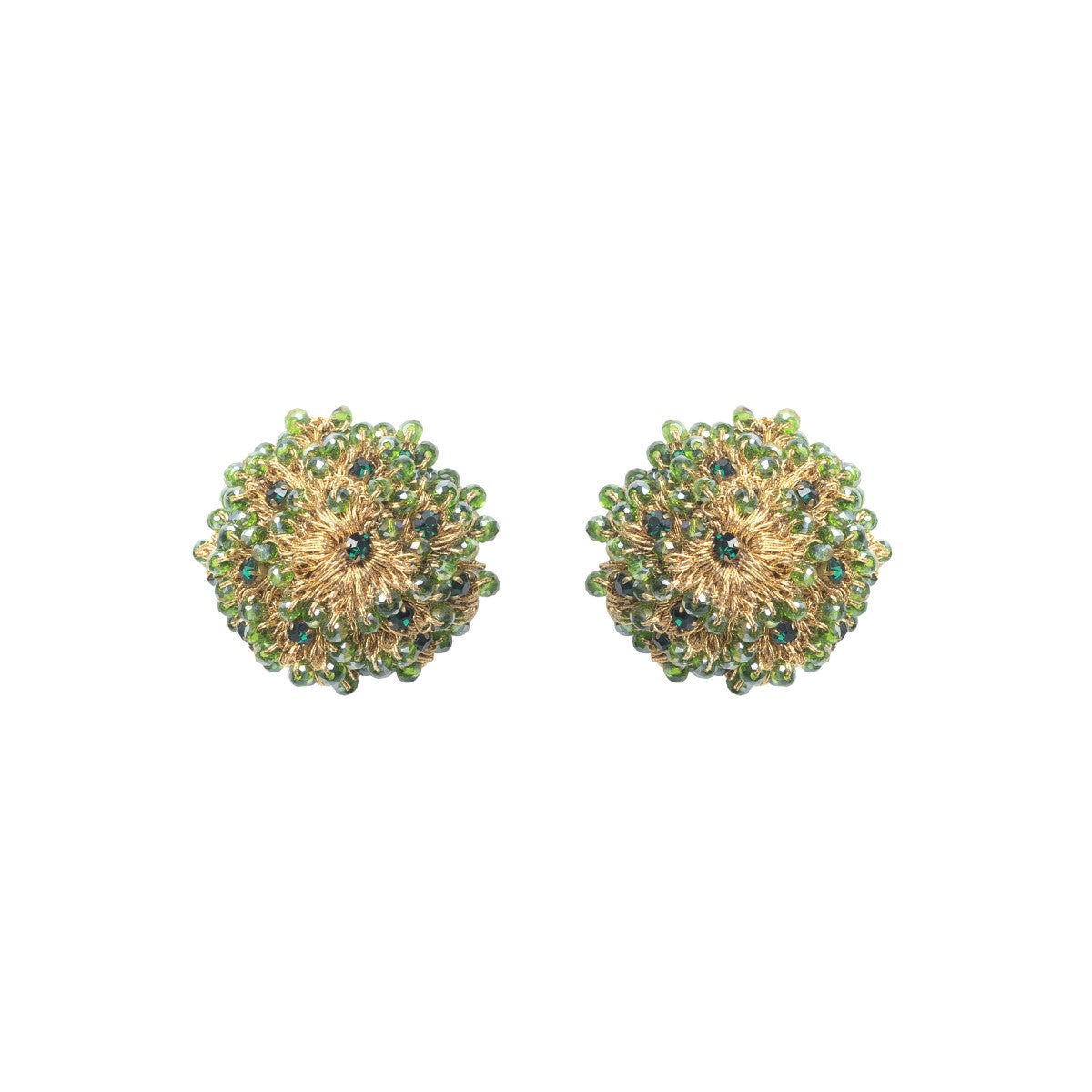 Mindi Pretty Button Earrings