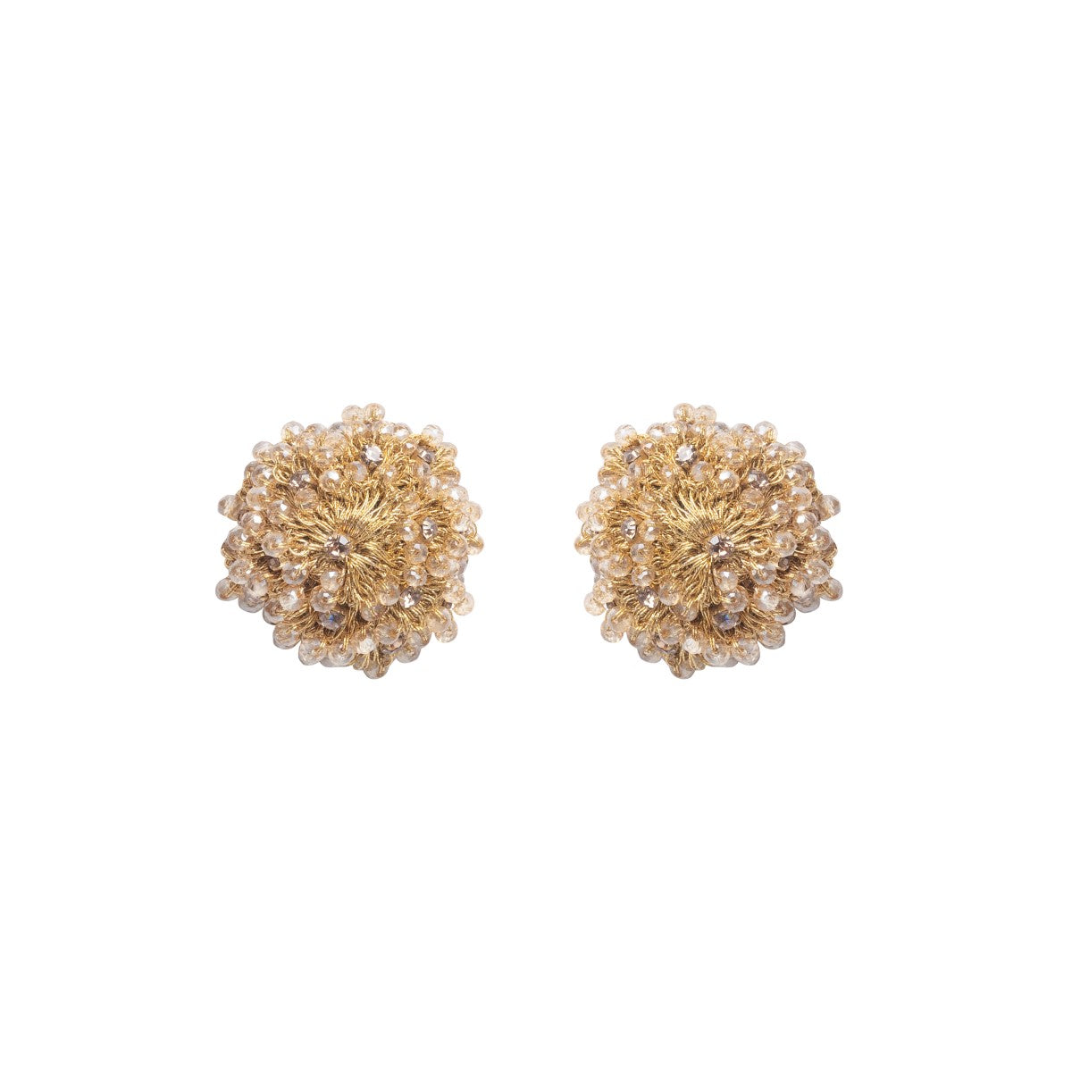 Mindi Pretty Button Earrings