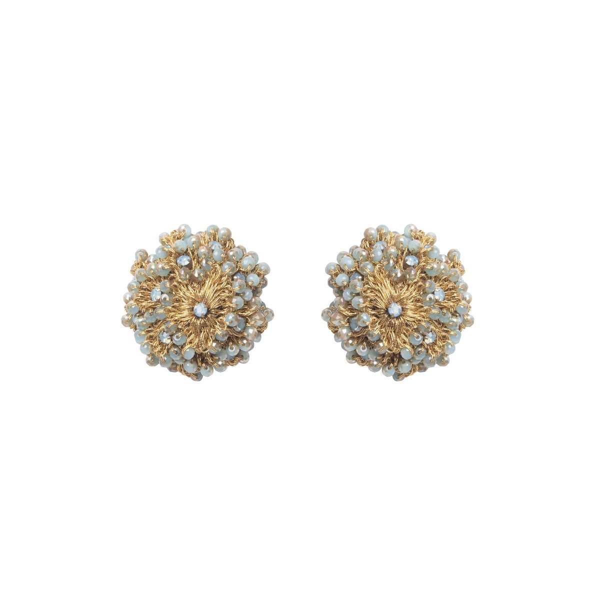 Mindi Pretty Button Earrings