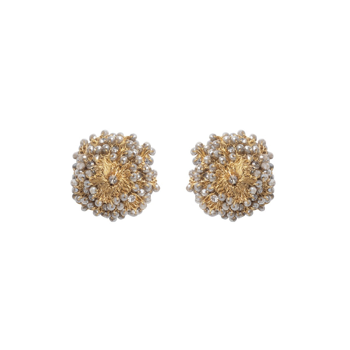 Mindi Pretty Button Earrings