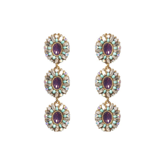 Claudia Earrings - Lavender