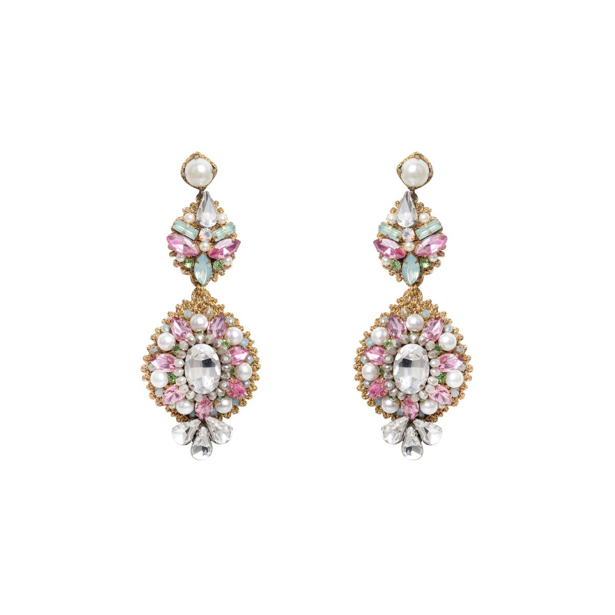 Lynette Large Statement Dangler Earrings