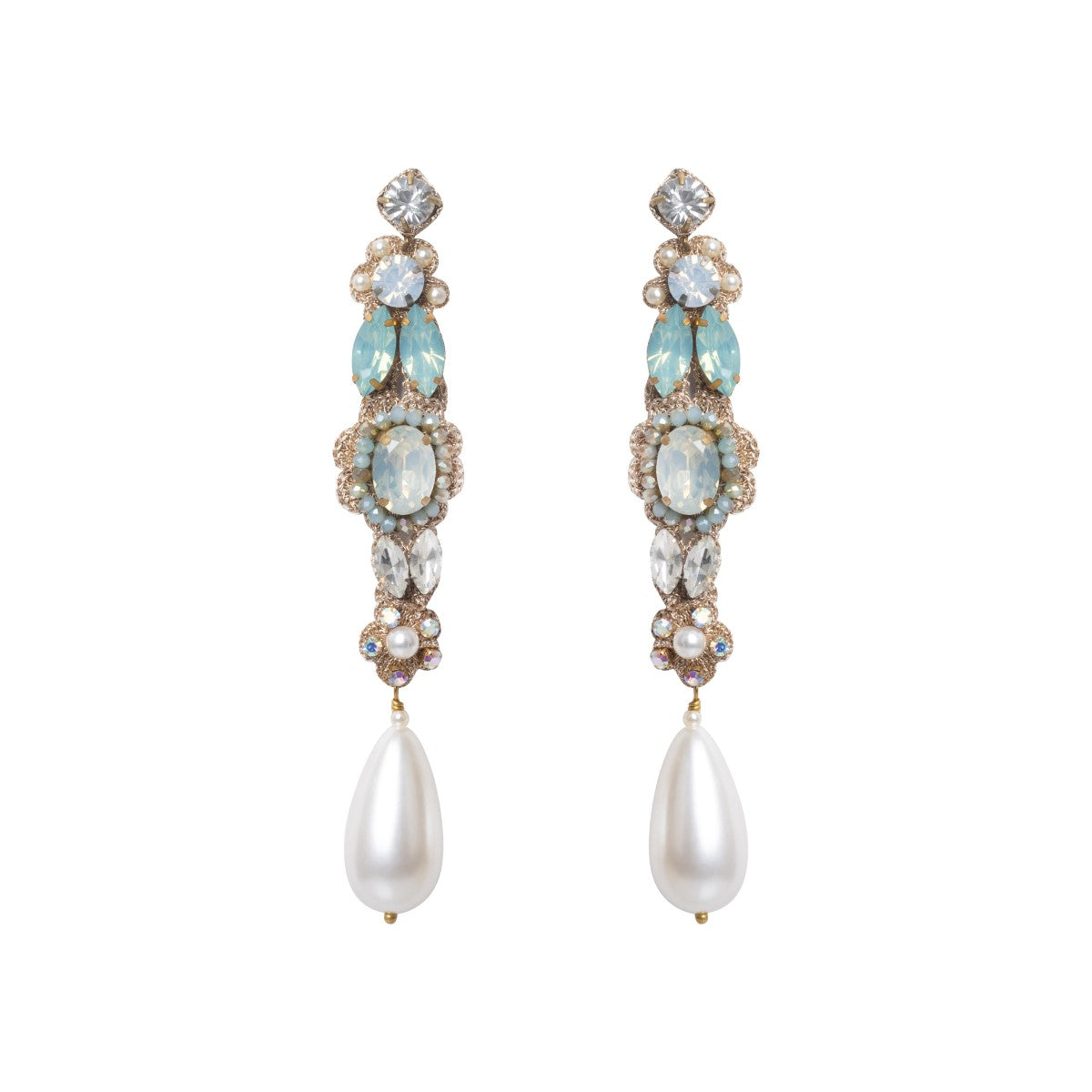 Priya Long Statement Dangler Earrings