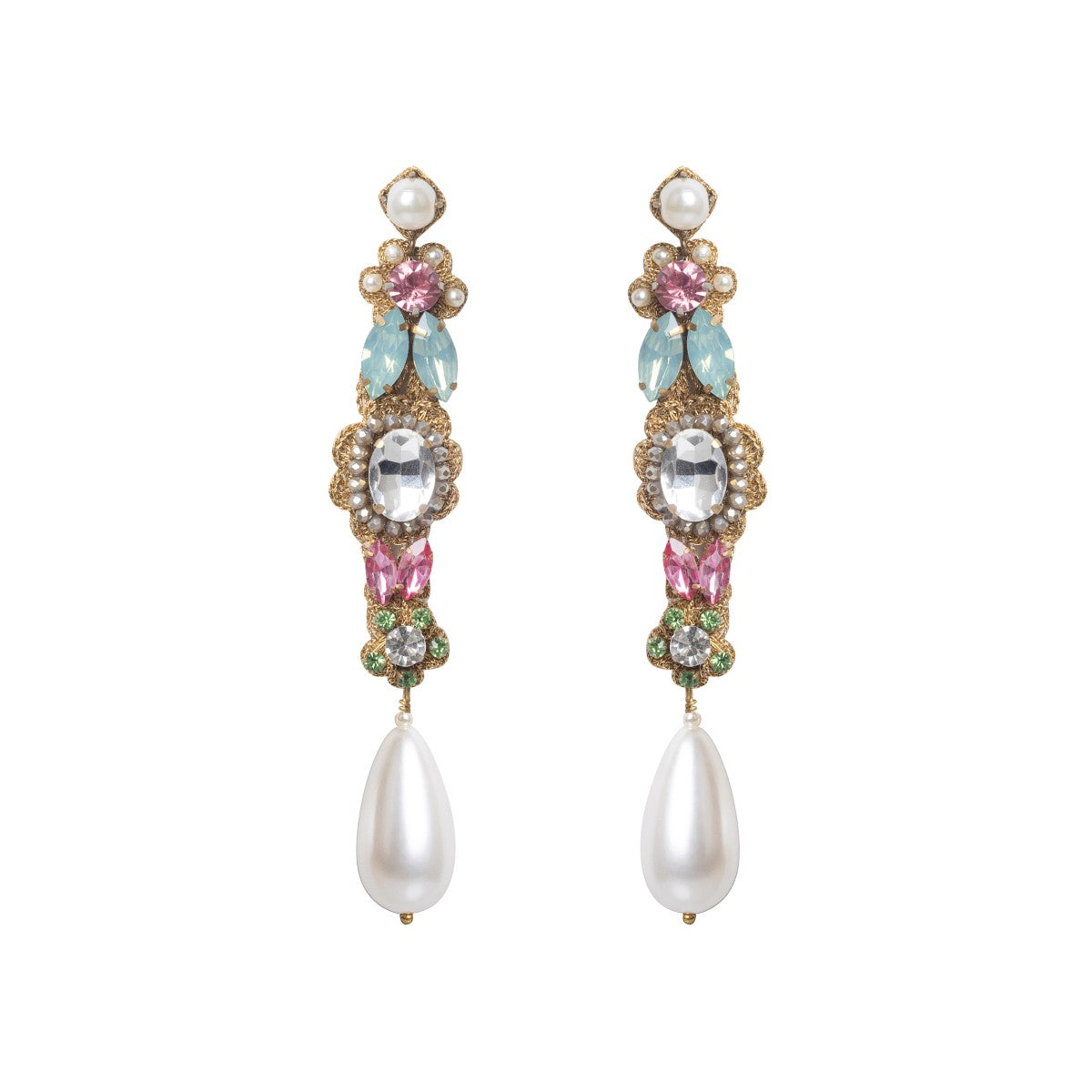 Priya Long Statement Dangler Earrings