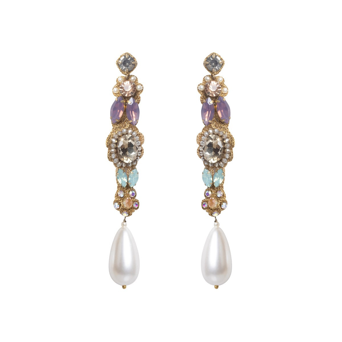 Priya Long Statement Dangler Earrings