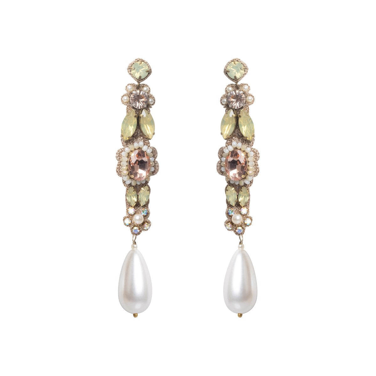 Priya Long Statement Dangler Earrings