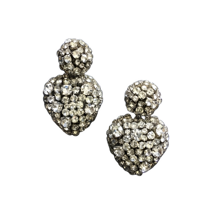 Lucy Heart Shaped Statement Earrings
