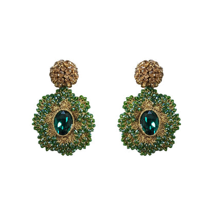 Lucia Baroque Discobal Crocehet Earrings