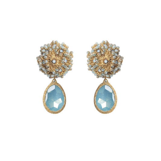 Lola Crystal Crochet Earrings