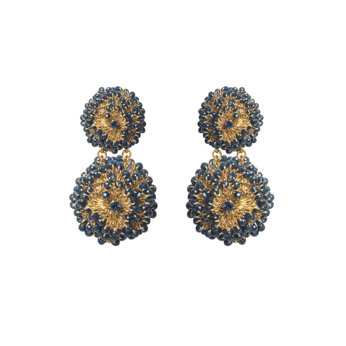 Alice Crystal Crochet Statement Earrings
