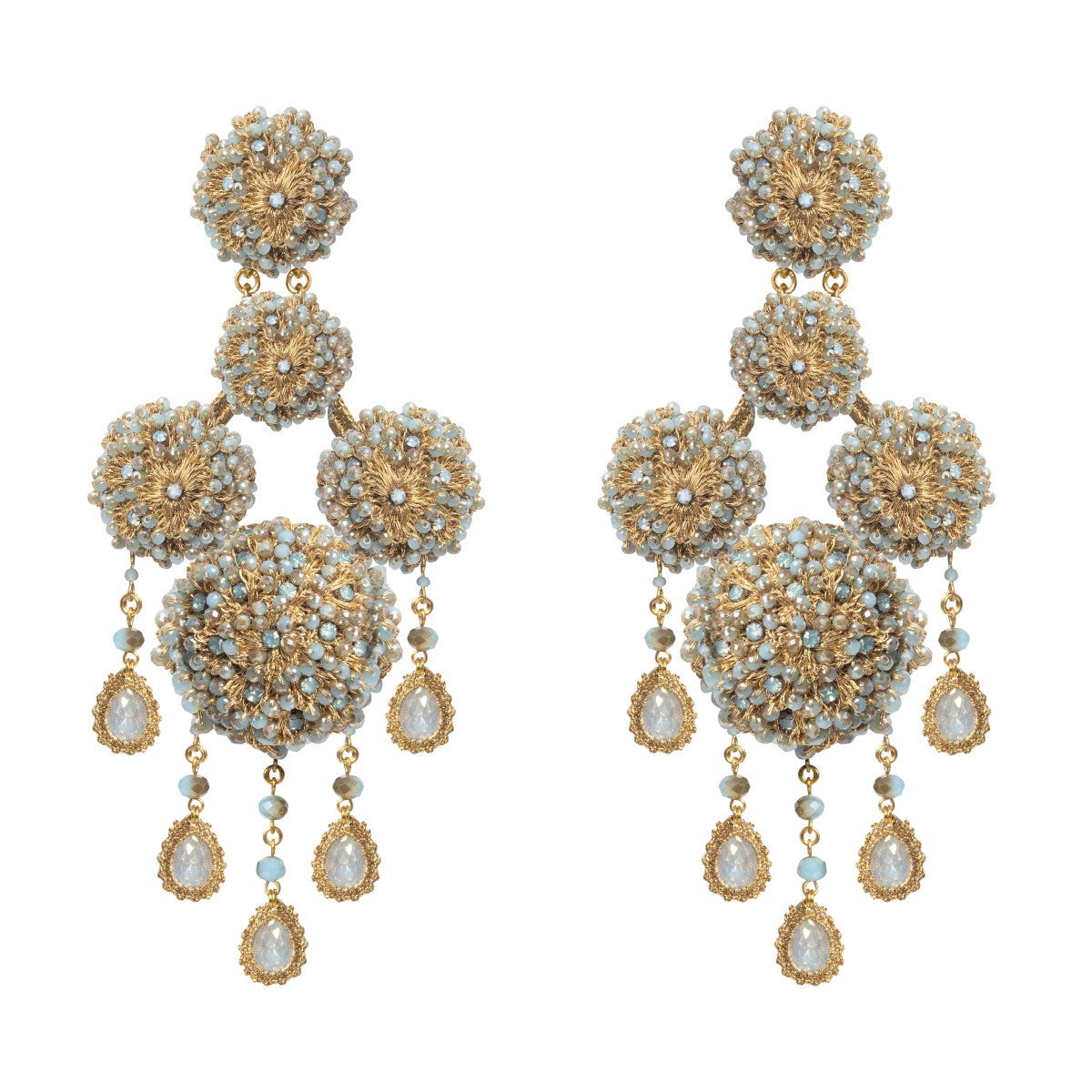 Berthe Large Chandelier Statement Earrings