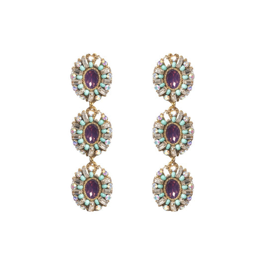 Claudia Earrings - Lavender