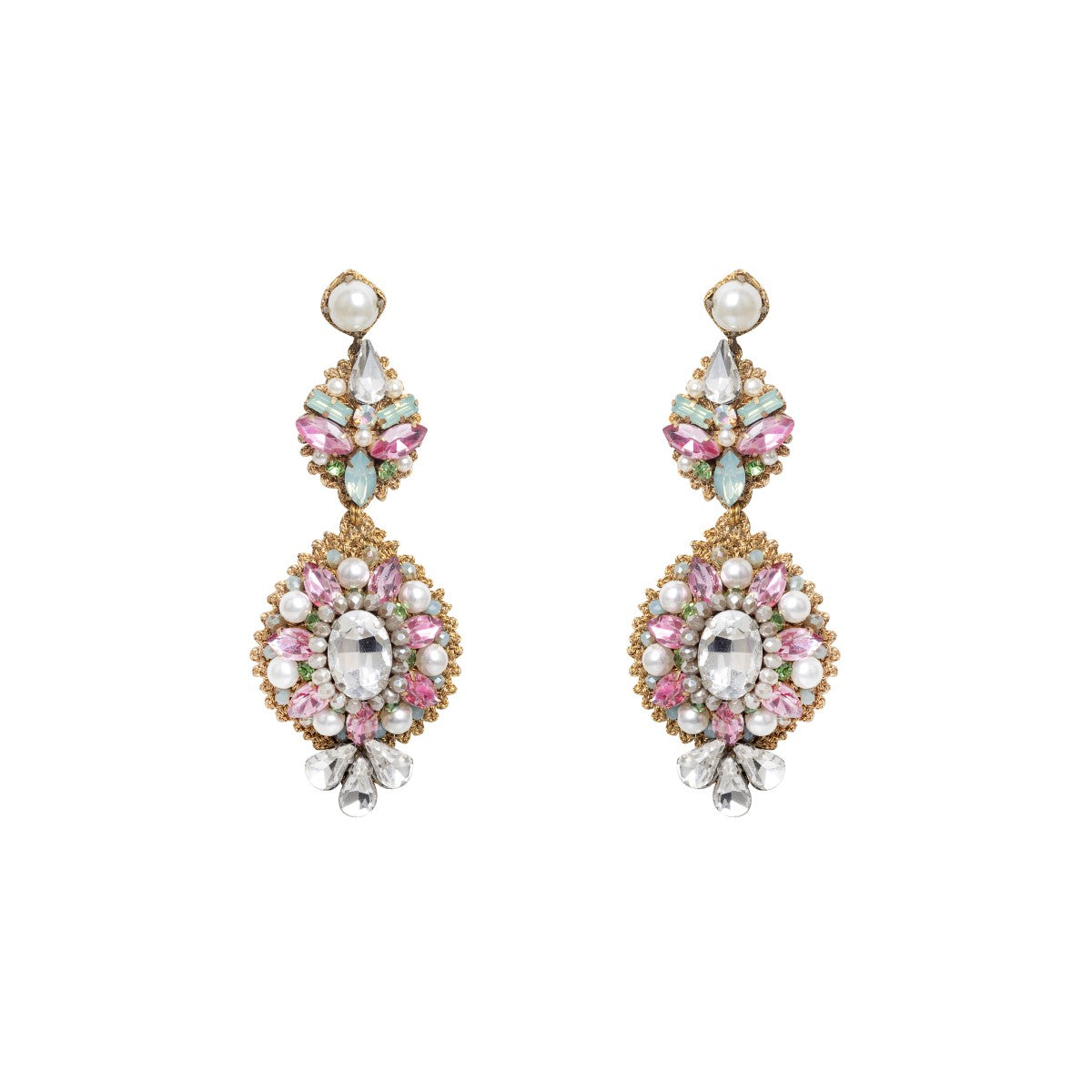 Lynette Earrings - Fuchsia