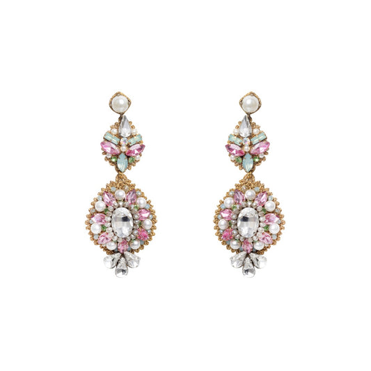 Lynette Earrings - Fuchsia