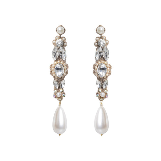 Priya Long Statement Dangler Earrings