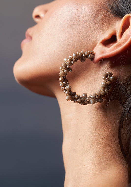 Lana Ray Earring- Lava
