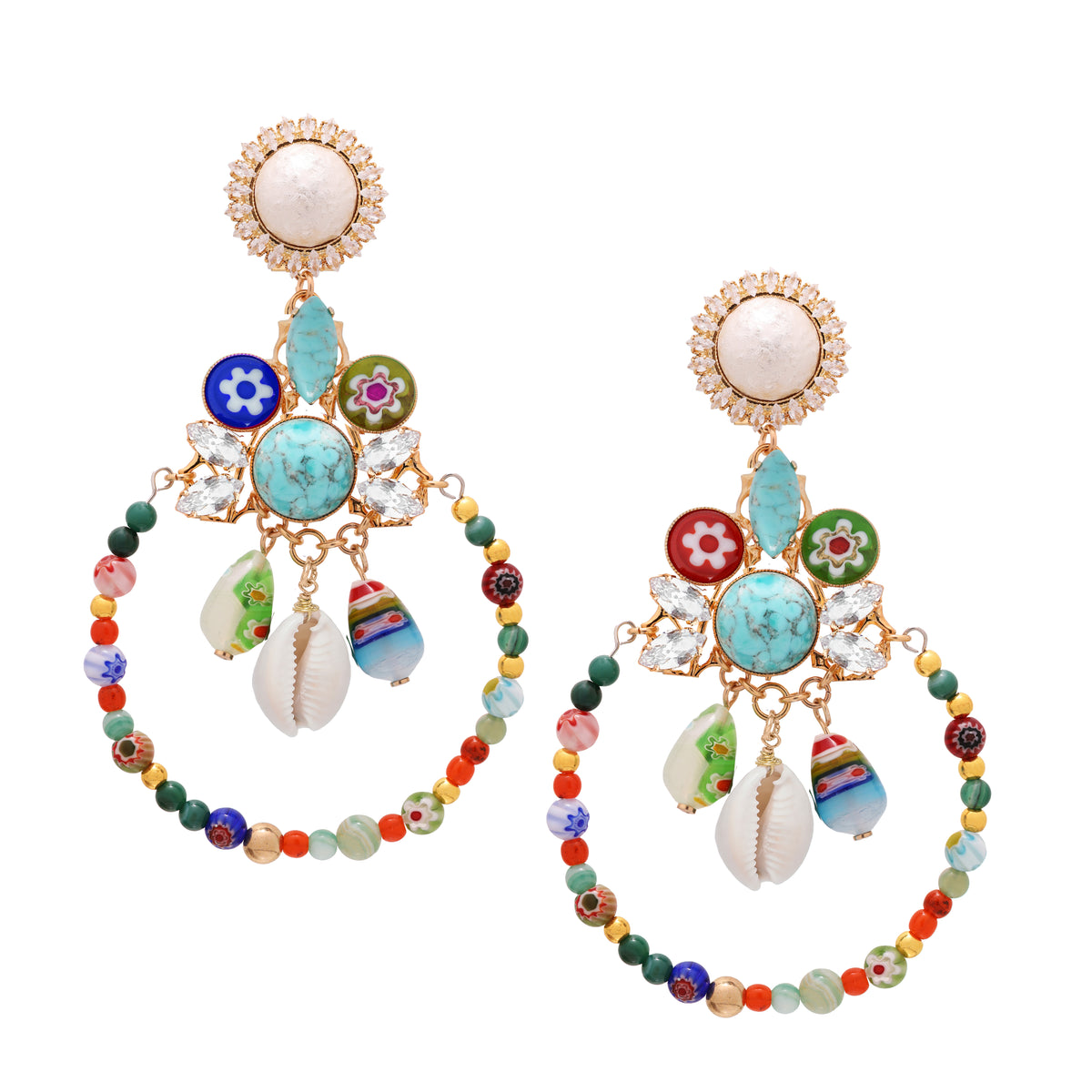 Astral Earrings Multicolour Euro