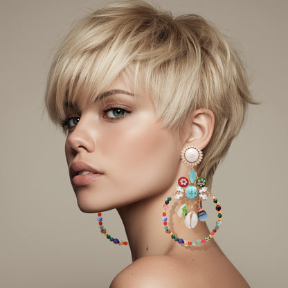 Astral Earrings Multicolour Euro