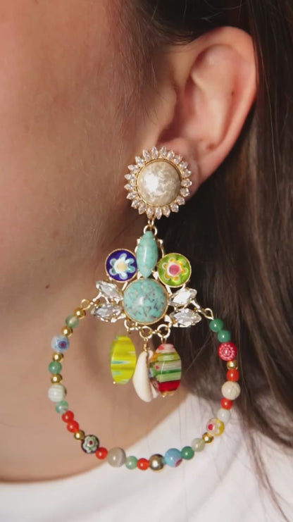 Astral Earrings Multicolour Euro